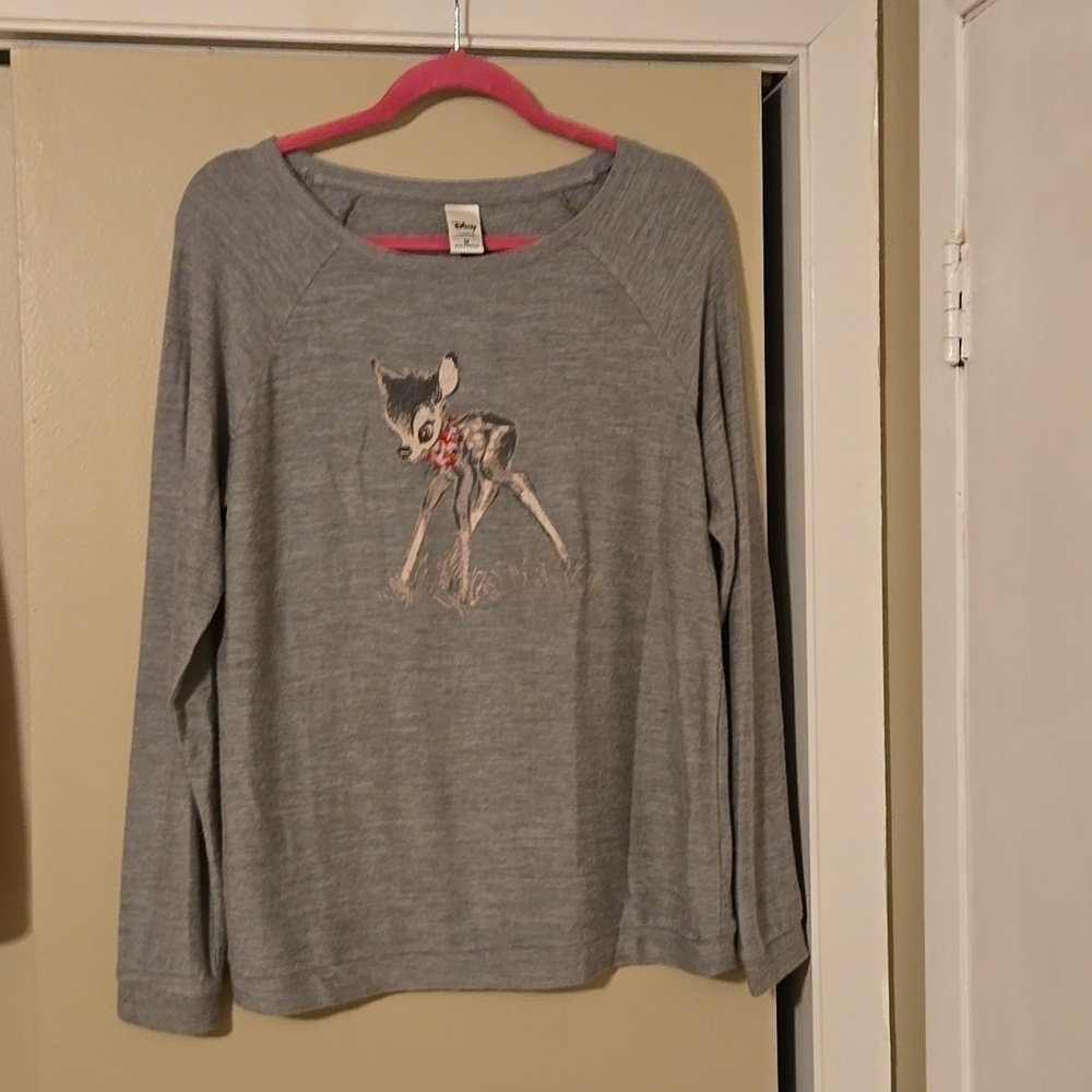 Disney × Lauren Conrad Collaboration Bambi Long Sleeve Tee Shirt Size M